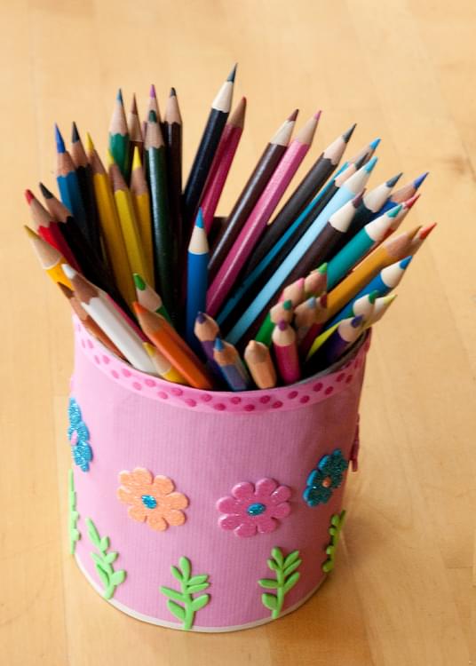 Upcycled Pencil Pot