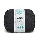 (1 Skein) Lion Brand Yarn Wool-Ease Thick & Quick Bulky Yarn, Black