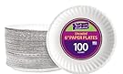 Nicole Home Collection White Paper Plates (6 in - 100 count)
