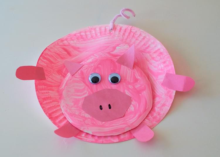 Paper Plate Piggies