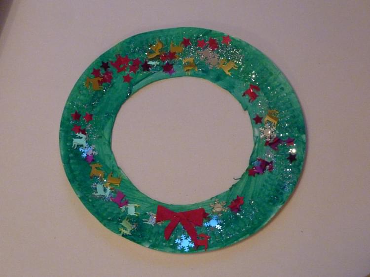 Simple Christmas wreath