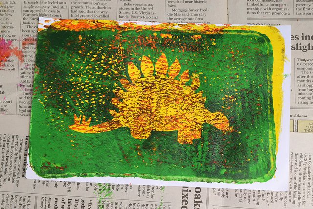 Gelatin Printing Adventure
