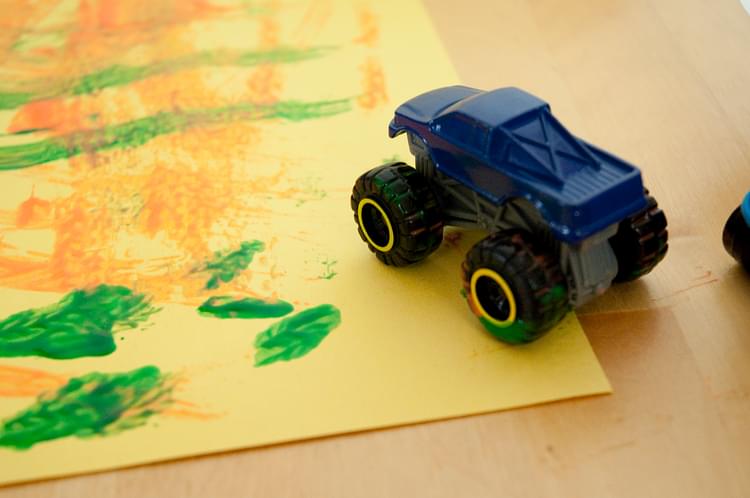 Car Track Painting