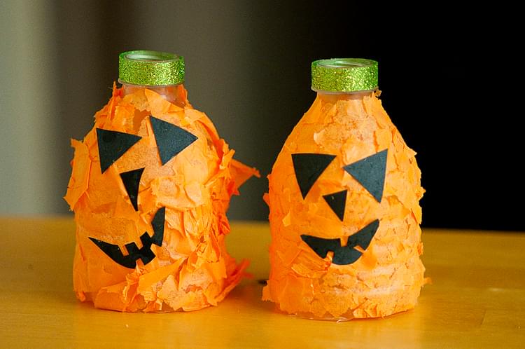 Jack o Lantern Bottle