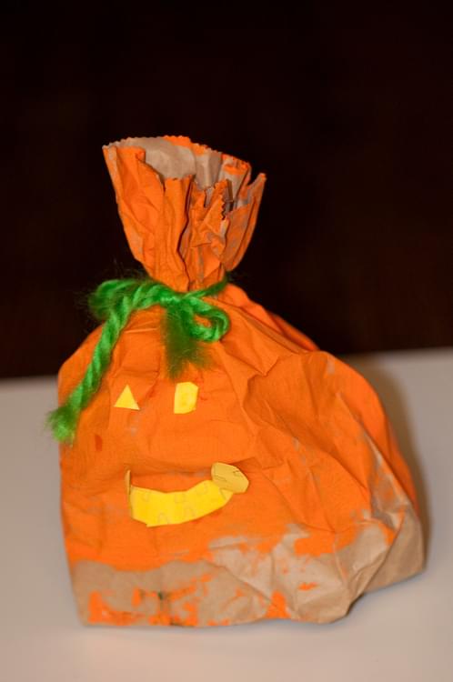 Paper Bag Jack o Lantern